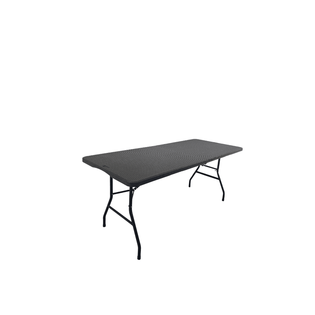 Mesa Plegable 1.80 × 74 Tipo Ratán